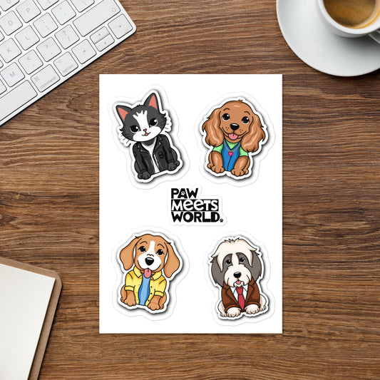 Paw Meets World - Sticker sheet