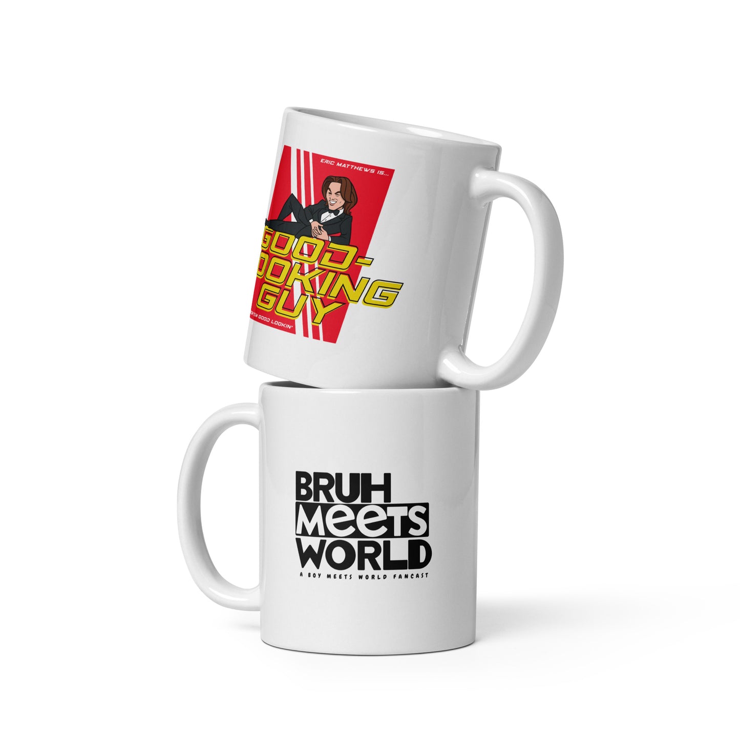 Good Looking Guy - White glossy mug
