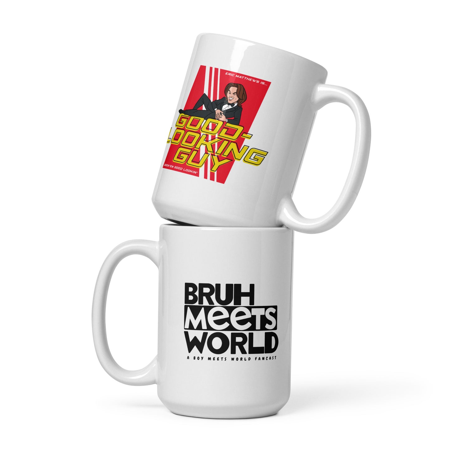 Good Looking Guy - White glossy mug